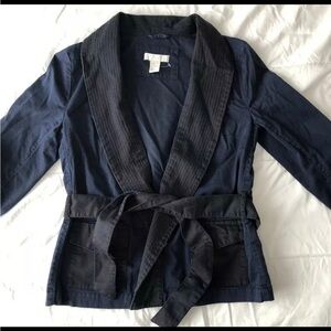 HM Tie Belt Wrap Casual Career lightweight Jacket 2